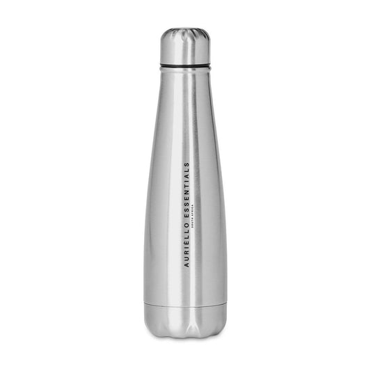 Silver Metal Water Bottle